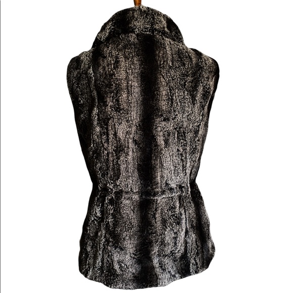 Giacca Faux Fur Vest Reversible - Picture 2 of 8